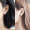 美芙尼 S925银耳圈 潮流个性嘻哈时尚圆形银耳环 学生气质简约耳饰品耳坠 银黑色 一对