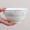 佳佰 轻奢金边新中式6个装4.5英寸饭碗 高脚防烫家用陶瓷餐具套装桃花