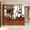 迈林（MaiLin）客厅隔断柜实木酒柜现代简约玄关柜屏风双面入户间厅柜储物柜 胡桃色 1.3米