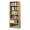 木以成居 书架落地 1.58米简易简约木色储物收纳 松木色六层加大款 LY-4122