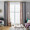 OCG【可定制】北欧轻奢遮光地中海条纹窗帘布料简约现代欧式客厅卧室 粉色条纹打孔 宽1.5X2.7高可改短