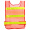 趣行 反光衣 反光背心 橘色网布汽车交通安全警示马甲 环卫施工执勤骑行安全服