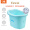 日康（rikang）浴桶 婴儿洗澡盆 儿童洗澡桶新生儿游泳桶赠浴凳 蓝色 X1002-1