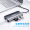 联想 Type-C扩展坞转HDMI/VGA/千兆网口转接头 网线接口转换器苹果华为笔记本电脑拓展坞 LX0808 USB3.0HUB分线器网口网卡