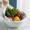 佳佰 双层可旋转沥水篮 创意水果盘洗菜盆 厨房置物架收纳家用洗蔬菜神器