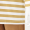 无印良品 MUJI 大童 印度棉天竺编织 条纹长袖T恤 E9AL014 暗黄色 孩童 150