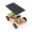 diy科学科技小制作动手玩具中小学生手工制作小发明电动滑行飞机太阳能小车旋转木马科学实验材料儿童礼物 太阳能电动车