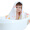 威尔贝鲁(WELLBER)婴儿纱布浴巾宝宝六层纱布毛巾被新生儿洗澡巾儿童盖毯水果款115*115cm