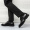 波图蕾斯(Poitulas)冬季加绒保暖皮鞋男士系带商务休闲鞋舒适正装鞋低帮皮靴子棉鞋男 9859 黑色(加绒) 42