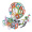 澳贝AUBY磁力片38片+62配件 创意版百变婴儿童磁力棒玩具磁性积木拼插3岁+男女孩宝宝磁力贴DL391223生日礼物