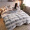 九洲鹿 四件套 雪花绒 加厚双面法兰绒保暖床上用品 珊瑚绒双人1.5/1.8米床被套床单枕套