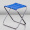 华恺之星 马扎凳子户外折叠椅子休闲家用沙滩便携折叠矮凳子 ZD02小号蓝色