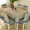 巧心思时尚格子餐桌茶几餐椅套通用台布简约现代椅子套罩地中海北欧家用 亚非欧-蓝绿色 1椅垫+1靠背