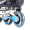 动感（ACTION）轮滑鞋成人溜冰鞋成年男女大学生单排初学者滑冰旱冰鞋休闲鞋 125F黑蓝单鞋 M 36-39码