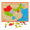 铭塔中国地图儿童拼图拼板玩具 婴儿男孩女孩1-2-3岁积木 木制幼儿园地理认知启蒙智力生日礼物