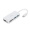 IT-CEO Type-C转HDMI转换器 USB-C分线器3.0扩展坞 外置网口千兆网卡转接头 苹果MacBook集线器HUB 银 W557R