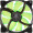 鑫谷（Segotep）炫风XF-12-G 绿灯 机箱风扇（绿色LED灯/12cm静音/大风量低噪音机箱风扇）