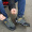 洁适比 JSP 劳保鞋男防滑安全防砸防穿刺钢包头时尚英国欧标工地系列 深灰色 40