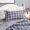 北极绒 全棉三件套 单人学生宿舍床单被套枕套 1.2米床  光影 150x200cm