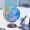 得力(deli)直径25cm双面刻度木质底座地球仪 办公地球仪摆件儿童新年礼物  办公用品 蓝色2176