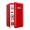 小吉（MINIJ）迷你复古单门小型冰箱 冷藏冷冻保鲜家用电冰箱 复古带把手 121L BC-121RR