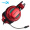 西伯利亚(XIBERIA)V10 游戏耳机头戴式 电脑耳机带麦 电竞吃鸡耳机 发光震动版 红色