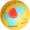 费雪（Fisher-Price）儿童玩具球 宝宝小皮球拍拍球22cm（黄色 赠送打气筒）F0516H3生日礼物礼品送宝宝
