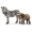 思乐 野生动物园斑马大象大猩猩狮子模型儿童动物玩具仿真动物模型套装-野生动物盒装玩具42387