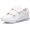 双星儿童帆布鞋魔术贴男童鞋女布鞋小白鞋白色板鞋运动休闲单鞋子 5109 白色 33码(215)