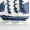 墨斗鱼 木制帆船33cm深蓝色2050  客厅酒柜电视柜摆件家居装饰品手工艺品 海洋创意小摆件办公室帆船模型