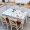 乐荔 桌布 家用防水防油餐桌布免洗桌布 餐厅台布茶几桌垫 个性抽象小茶壶 130*180