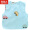 南极人（Nanjiren）宝宝反穿衣纯棉儿童吃饭罩衣婴儿围兜防水无袖围裙 灰蓝五角星 110码（适合3-4岁）