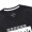 ARMANI EXCHANGE阿玛尼奢侈品18秋冬新款男装圆领logo印花T恤衫  6ZZTLD-ZJS3Z BLACK-1200 XS
