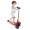 星辉（Rastar） 星辉Rastar 儿童滑板车三轮四轮可升降折叠 踏板车滑滑车带车灯 红色