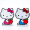 广博(GuangBo)创意铁书立架书挡2片/付 HelloKitty凯蒂猫款式随机KT86126