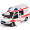 彩珀合金车模奔驰救护车急救车男孩玩具汽车 回力带声光仿真汽车模型88406