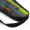 克洛斯威羽毛球包单肩2支装拍袋男女运动便携手提袋轻便装备拍套 拍包-黑绿色(1-2只装)牛津布