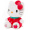 Hello Kitty凯蒂猫 毛绒玩具 水果系列KT卡通公仔玩偶 布娃娃抱枕15寸坐式KT 苹果红色 KT1340