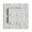IBDN网络面板单双三四口 86模块插座信息面板(含模块) 白色四口+网络模块