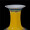 赣景 景德镇陶瓷珐琅彩瓷器花瓶仿古黄色落地大号瓷瓶现代家居客厅玄关博古架装饰摆件 黄色