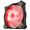 爱国者（aigo） 冰魄X1冰光版 红光 电脑机箱风扇（小3P+大4P双接口/水冷排散热/减震脚垫/赠4螺丝）