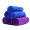 奥吉龙洗车毛巾六条装擦车布专用加厚吸水不掉毛多功能刷车巾蓝紫小毛巾