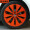 猛速 汽车轮胎轮毂喷膜 喷漆 手撕轮毂改色镀膜 自喷漆可撕手喷车漆 汽车保护膜 橙色 单瓶价