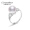 卡雷尼奥.杜兰10-11MM白色淡水珍珠戒指925银可调节送妈妈女友生日礼物JZ01010