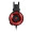 达尔优(dareu) EH725 游戏耳机 头戴式耳机带麦 电脑耳机 电竞耳机 网课耳机 吃鸡耳机 虚拟7.1声道 黑红色