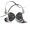 罗技（Logitech）UE UE18+pro 六单元动铁 入耳式耳机 UE定制耳机 HIFI监听 黑色