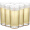 米卡莎（MKSA）意大利进口无铅水晶玻璃水杯套装果汁柠檬啤酒杯酒杯酒具套装家用300ml水杯6支装
