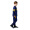 安踏（ANTA）官方旗舰店童装男童针织运动套装儿童休闲两件套套装男中大童运动套装运动服35734733暮光蓝160