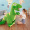 熙格格 恐龙毛绒玩具礼物公仔大号玩偶布娃娃儿童玩具抱枕安抚陪玩生日 站姿蓝色 1.1米