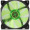 鑫谷（Segotep）炫风XF-12-G 绿灯 机箱风扇（绿色LED灯/12cm静音/大风量低噪音机箱风扇）